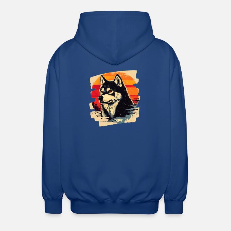 Rauque - Veste à capuche unisexe - bleu royal