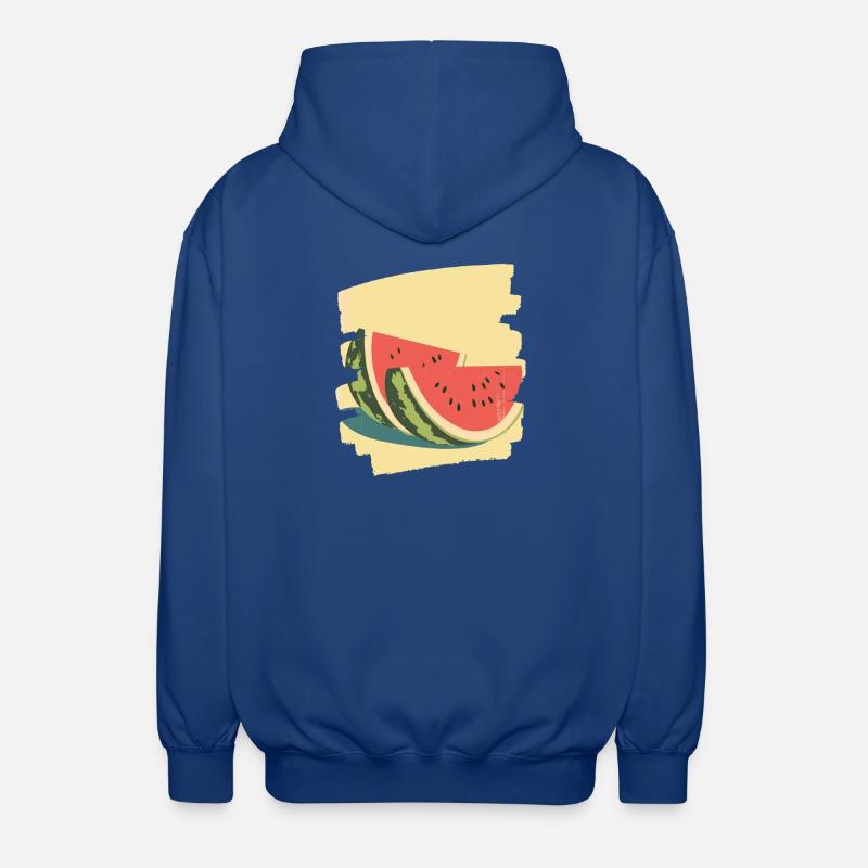 Pastèque - Veste à capuche unisexe - bleu royal