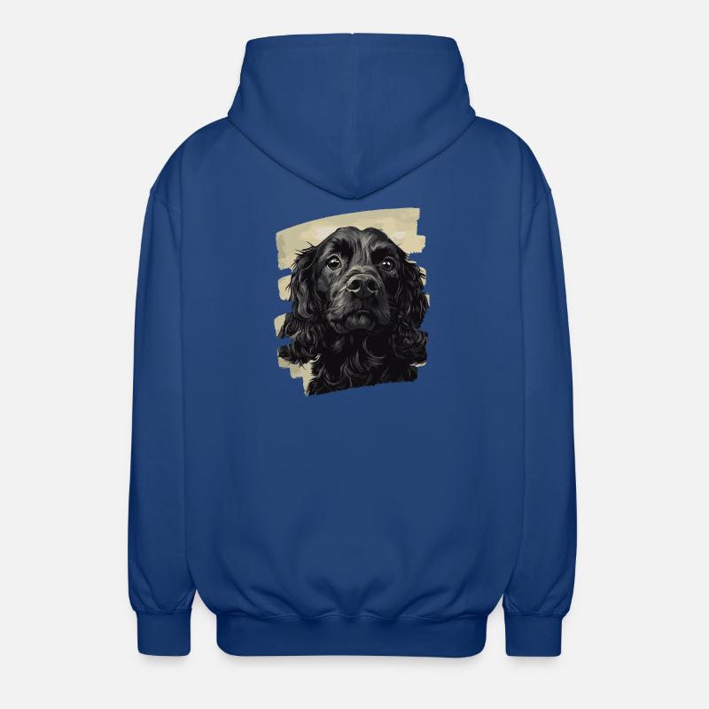 Cocker Spaniel - Unisex Kapuzenjacke - Royalblau