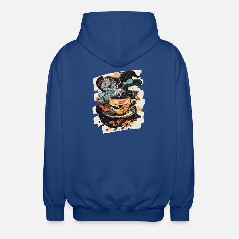 Coffee Coffee Coffee Lovers - Unisex Hooded Jacket - royal blue