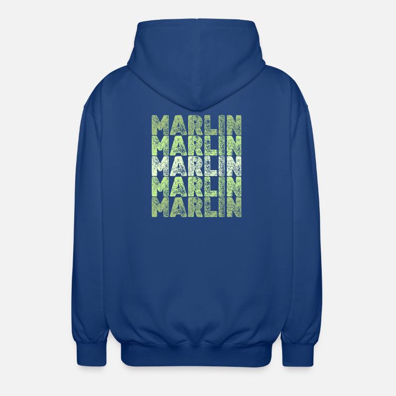 Marlin Marlin - Veste à capuche unisexe - bleu royal