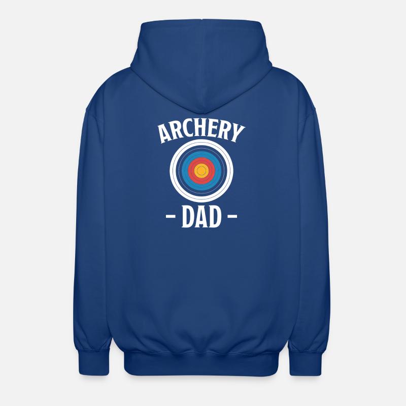 Archery saying dad archery gift - Unisex Hooded Jacket - royal blue