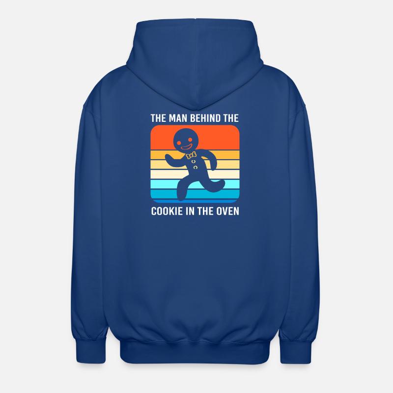 Werdender Papa werdende Väter - Unisex Kapuzenjacke - Royalblau