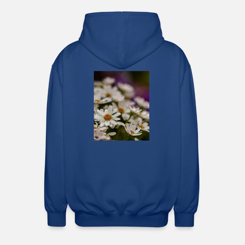 Gänseblümchen Blumen - Unisex Kapuzenjacke - Royalblau