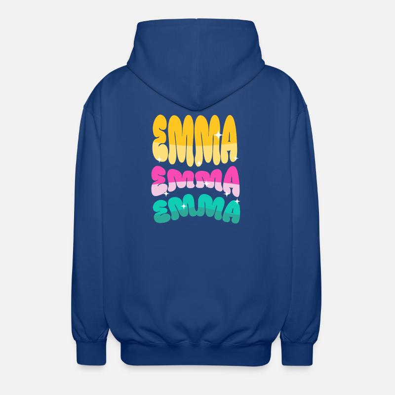 Emma - Unisex Hooded Jacket - royal blue