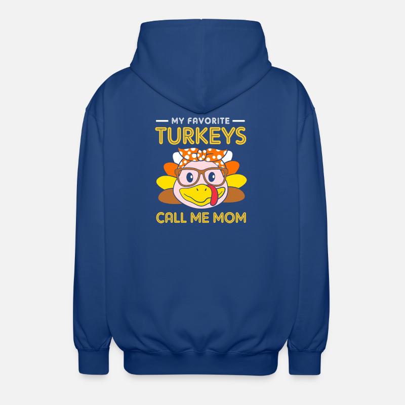 Thanksgiving Mama Mutter Oma Großmutter - Unisex Kapuzenjacke - Royalblau