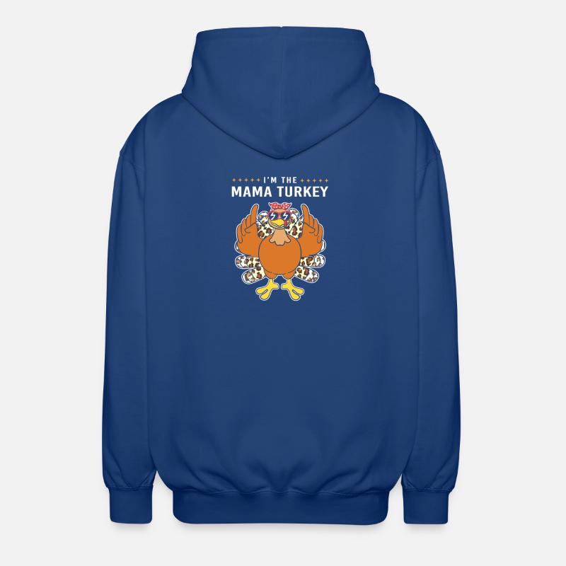 Thanksgiving Mama Mutter Oma Großmutter - Unisex Kapuzenjacke - Royalblau
