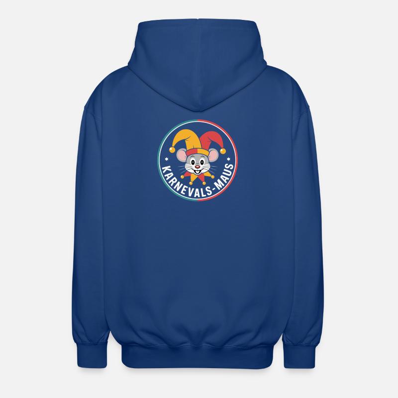 Karnevalsmaus Karneval Köln Kölner Karnevals Maus - Unisex Kapuzenjacke - Royalblau