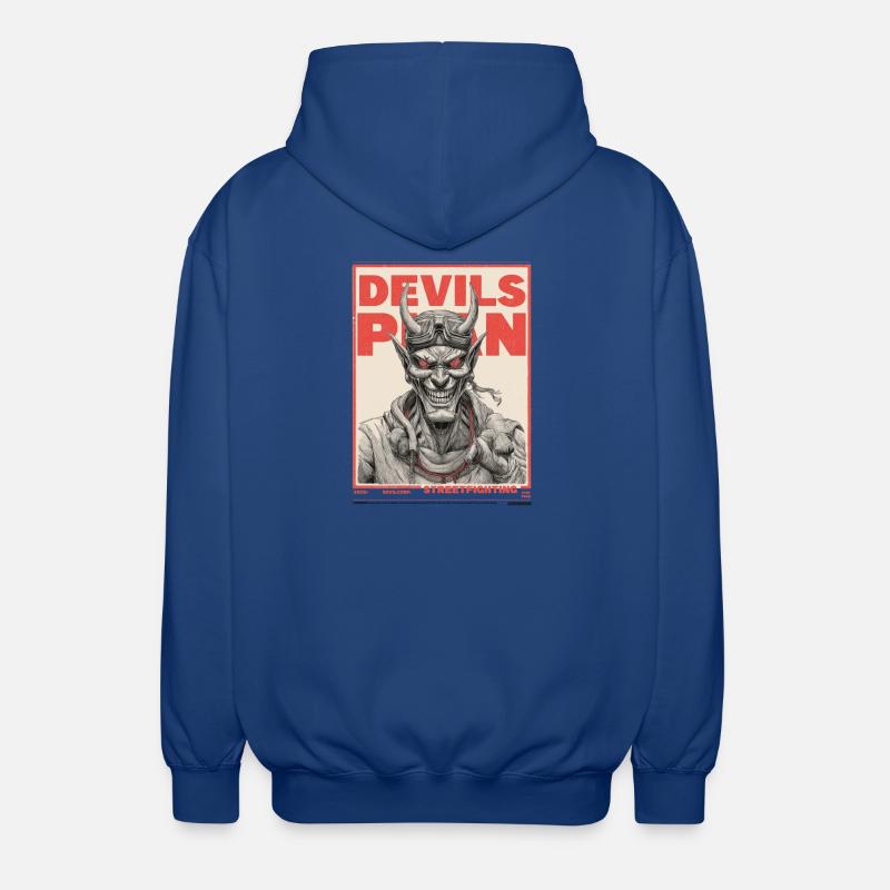 Devil's Plan - Unisex Hooded Jacket - royal blue