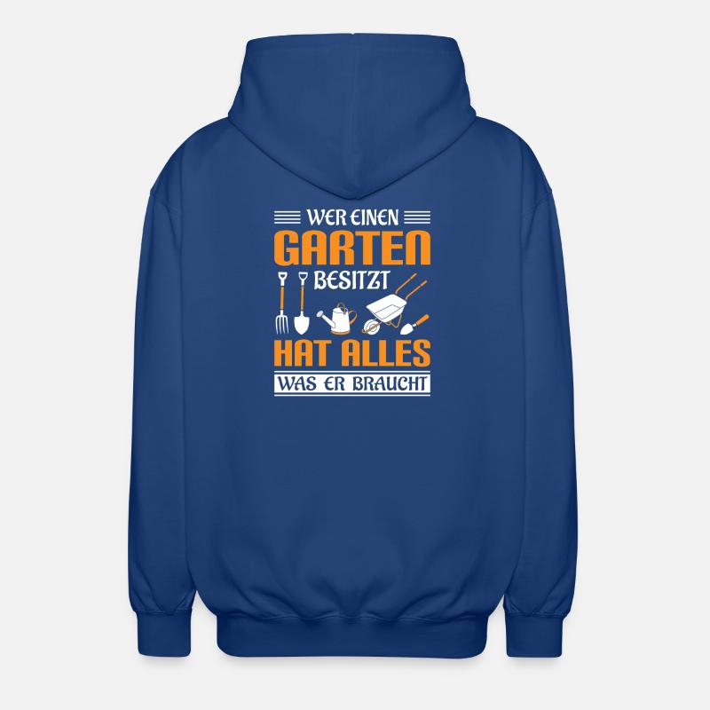 Garten Gärtner Gärtnern Gartenarbeit Gartenarbeit - Unisex Kapuzenjacke - Royalblau