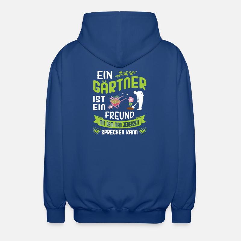 Garten Gärtner Gärtnern Gartenarbeit Gartenarbeit - Unisex Kapuzenjacke - Royalblau
