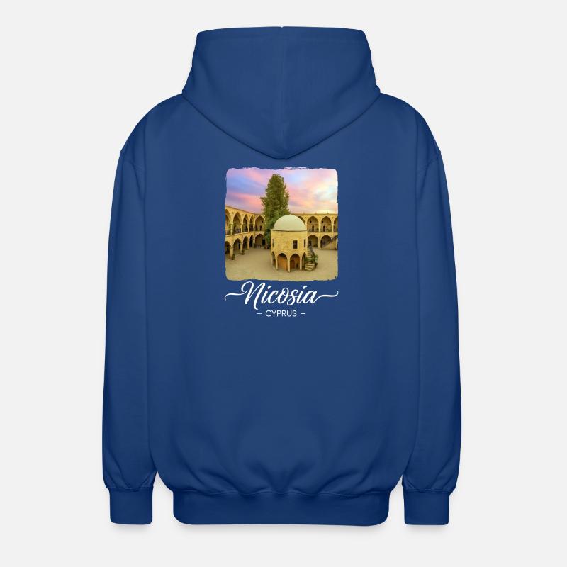 Nicosia Zypern - Unisex Kapuzenjacke - Royalblau