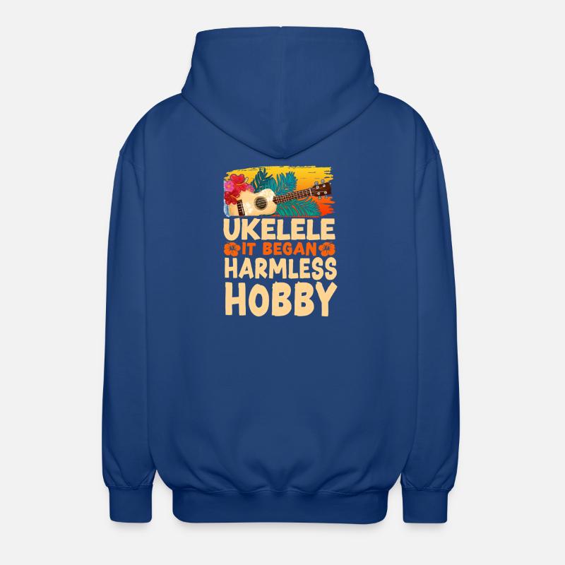 Hawaiian Ukulele Uke Ukulele It - Unisex Kapuzenjacke - Royalblau