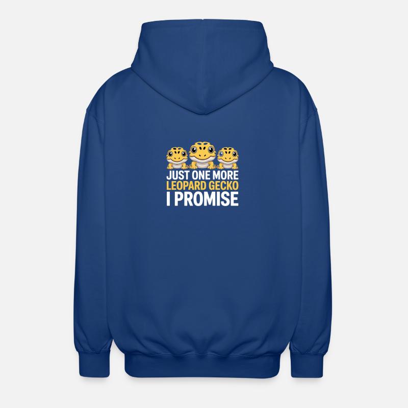 Trio Gecko Léopard Promise Tee - Veste à capuche unisexe - bleu royal