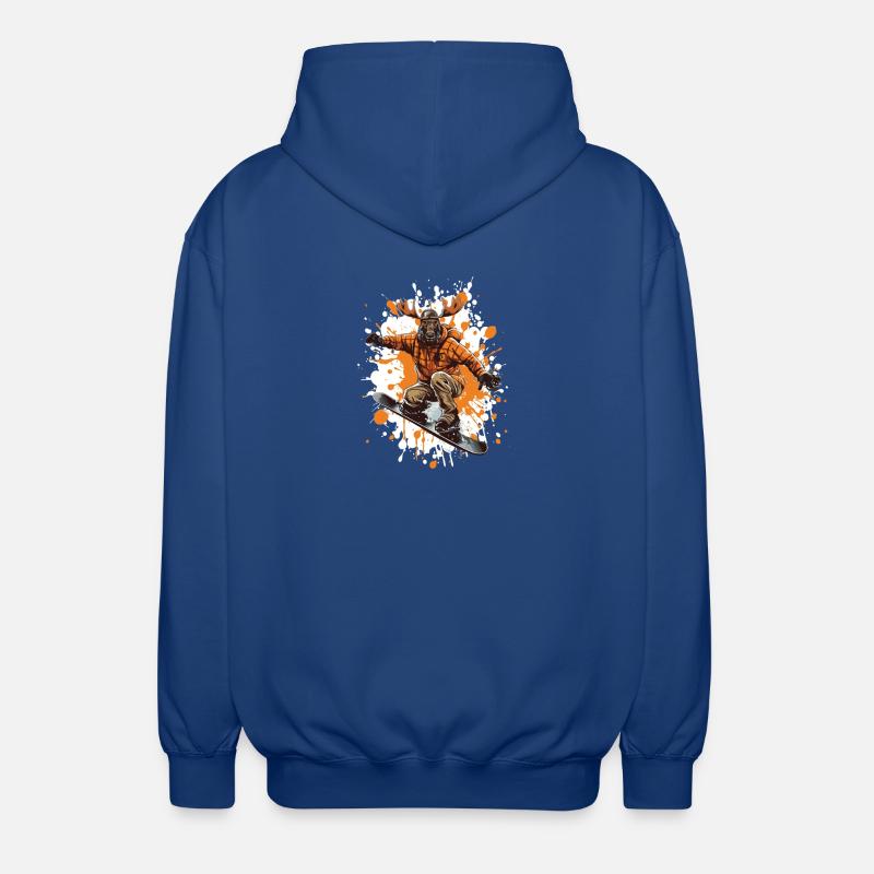 Planche à neige Moose - Veste à capuche unisexe - bleu royal