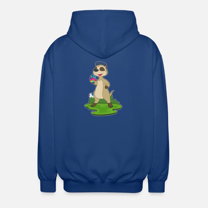 Meerkat Easter Easter Eggs - Unisex Hooded Jacket - royal blue