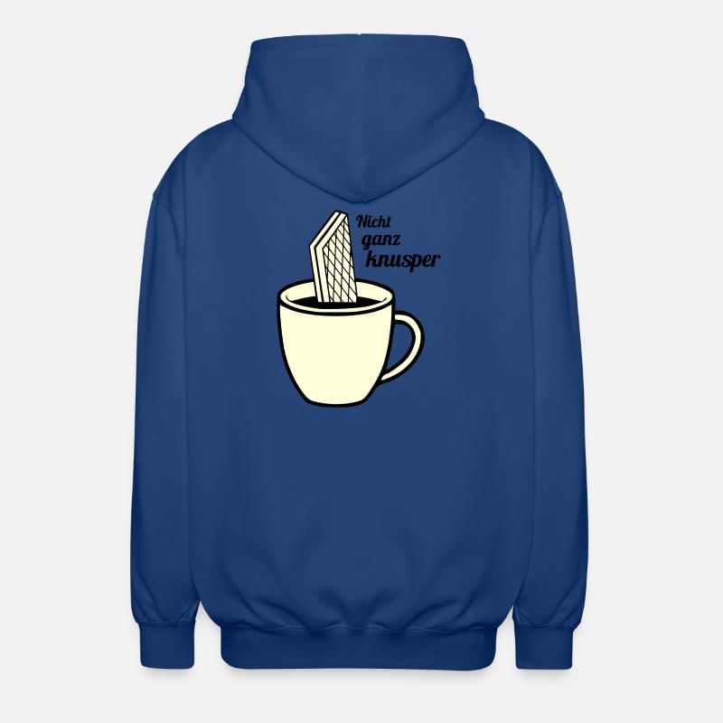 Pas tout à fait croquant - Veste à capuche unisexe - bleu royal