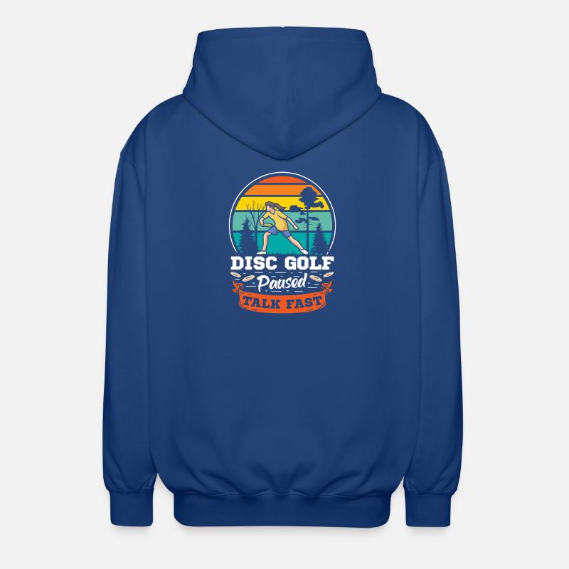 Disc Golf Geschenke Discgolf - Unisex Kapuzenjacke - Royalblau