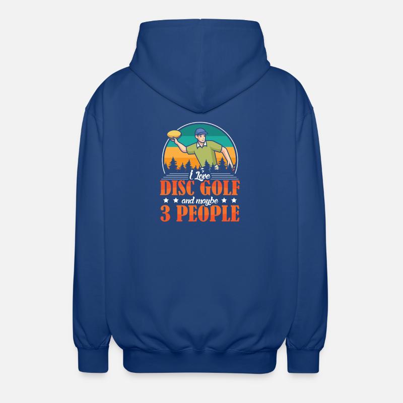 Disc Golf Geschenke Discgolf - Unisex Kapuzenjacke - Royalblau