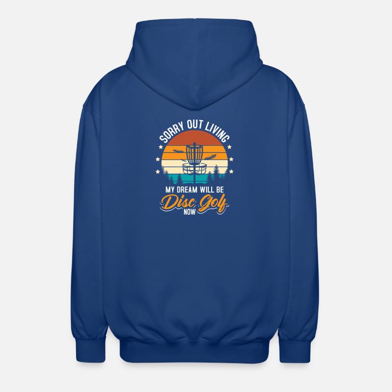 Cadeaux de disc golf Disc Golf - Veste à capuche unisexe - bleu royal