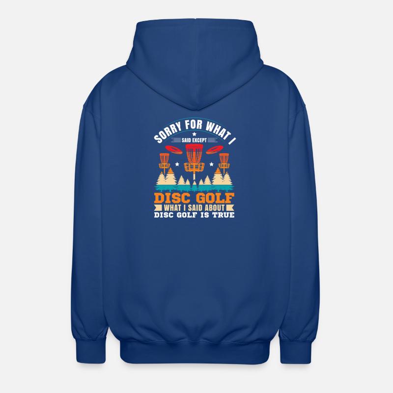 Disc Golf Geschenke Discgolf - Unisex Kapuzenjacke - Royalblau