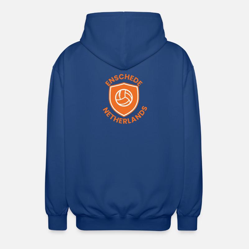 Bouclier de volée d’Enschede - Veste à capuche unisexe - bleu royal