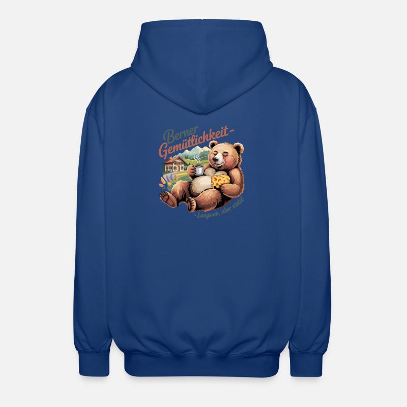  Berner Gemütlichkeit Langsam aber stabil Lustiger - Unisex Kapuzenjacke - Royalblau