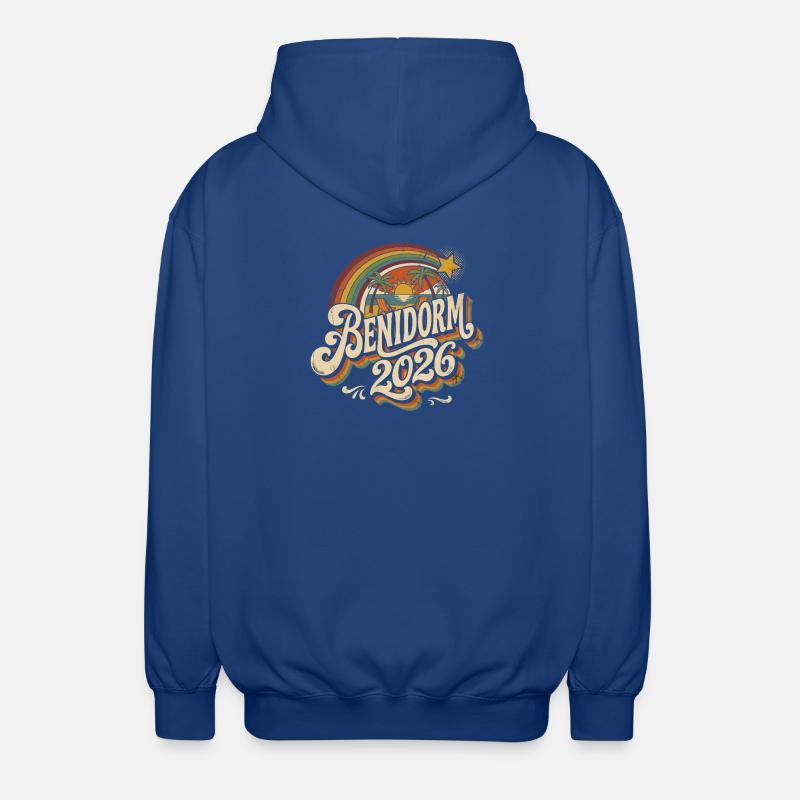 Bendorm 2026 Retro Sunset - Unisex Hooded Jacket - royal blue