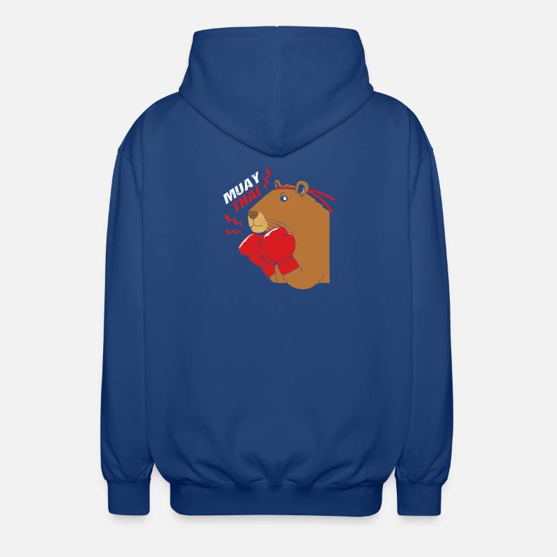 Kickboxer Thai boxing Muay thai Kickboxing - Unisex Hooded Jacket - royal blue