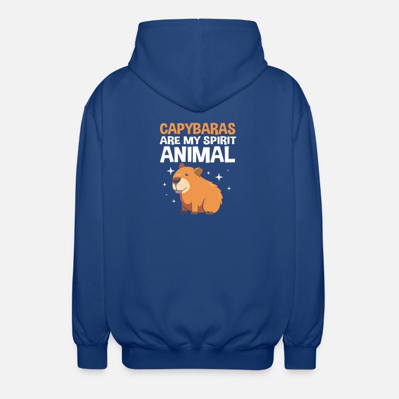 Capybara Capibara - Unisex Kapuzenjacke - Royalblau