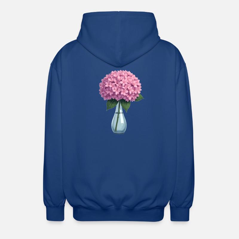 Hydrangea - Unisex Hooded Jacket - royal blue