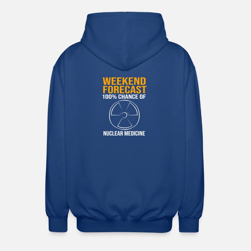 Nuklear Nuklearmedizin Atom Radiologie - Unisex Kapuzenjacke - Royalblau