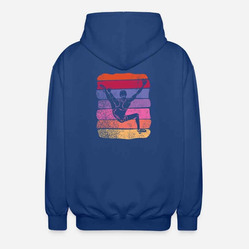 Bloc de bloc de Boulderer - Veste à capuche unisexe - bleu royal