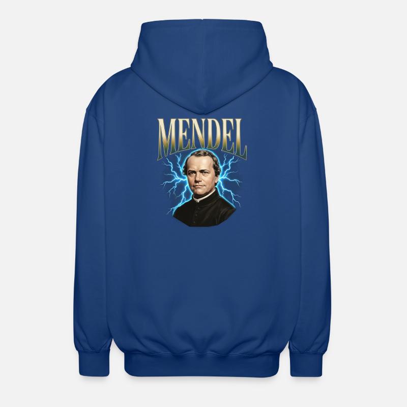 Gregor Mendel Donner - Unisex Hooded Jacket - royal blue