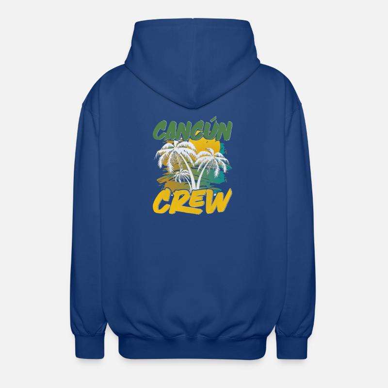 Équipe de Cancun - Veste à capuche unisexe - bleu royal