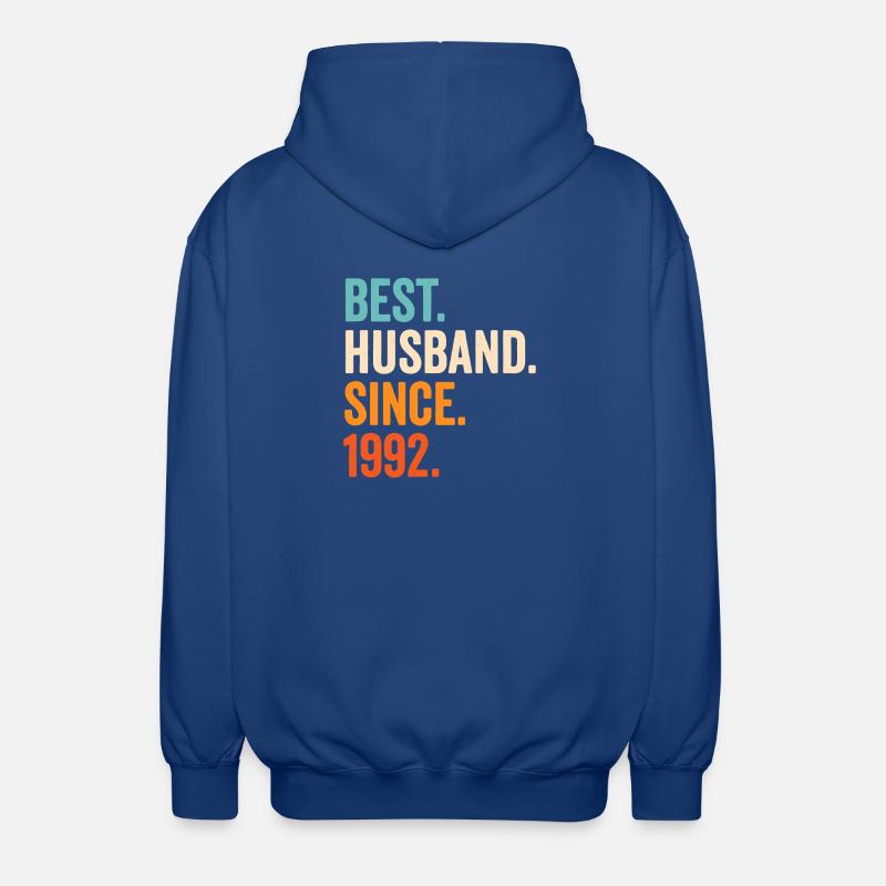 Bester Ehemann seit 1992 - Unisex Kapuzenjacke - Royalblau