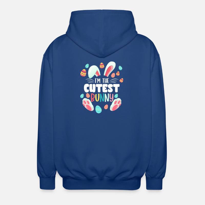 Süßes Osterhasen-Tee - Unisex Kapuzenjacke - Royalblau