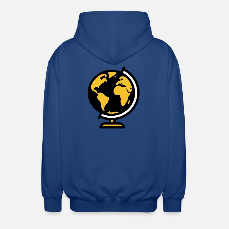 Globe Globe Earth School - Unisex Hooded Jacket - royal blue