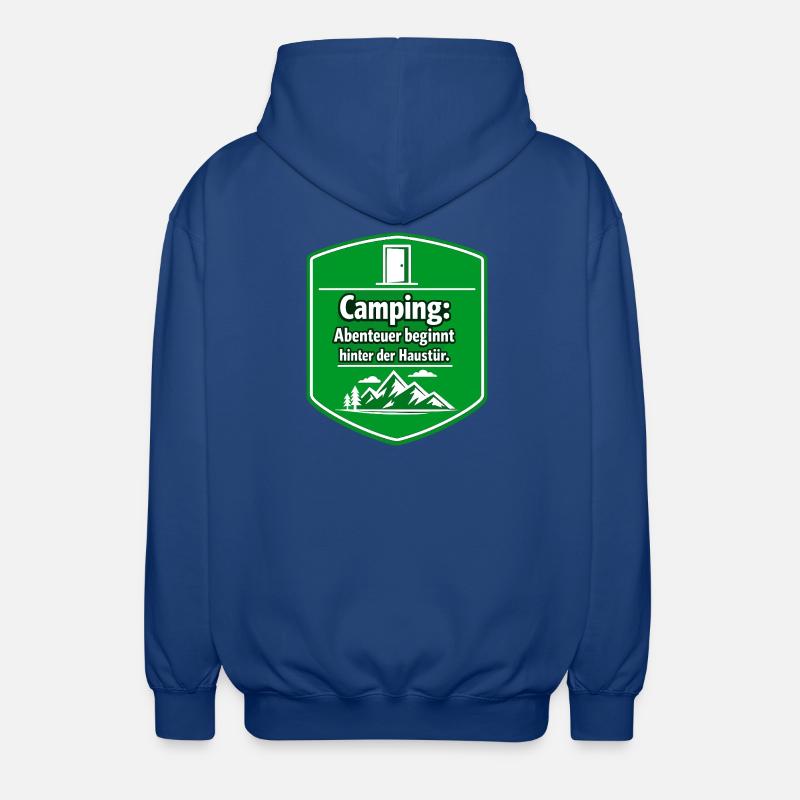 Campeur - Veste à capuche unisexe - bleu royal