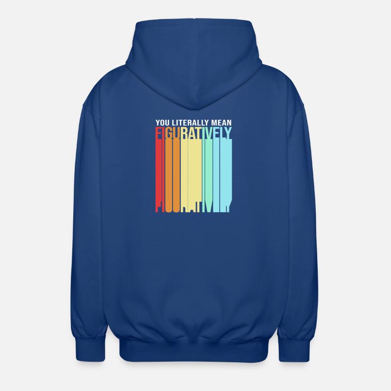 grammar - Unisex Hooded Jacket - royal blue