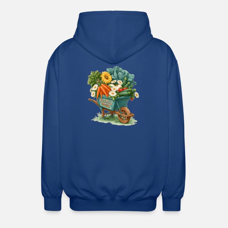 Veggie Patch Victory Garden Schubkarre - Unisex Kapuzenjacke - Royalblau