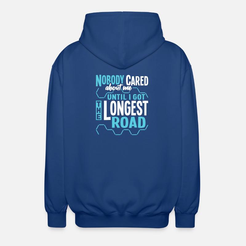 La plus longue route - Veste à capuche unisexe - bleu royal
