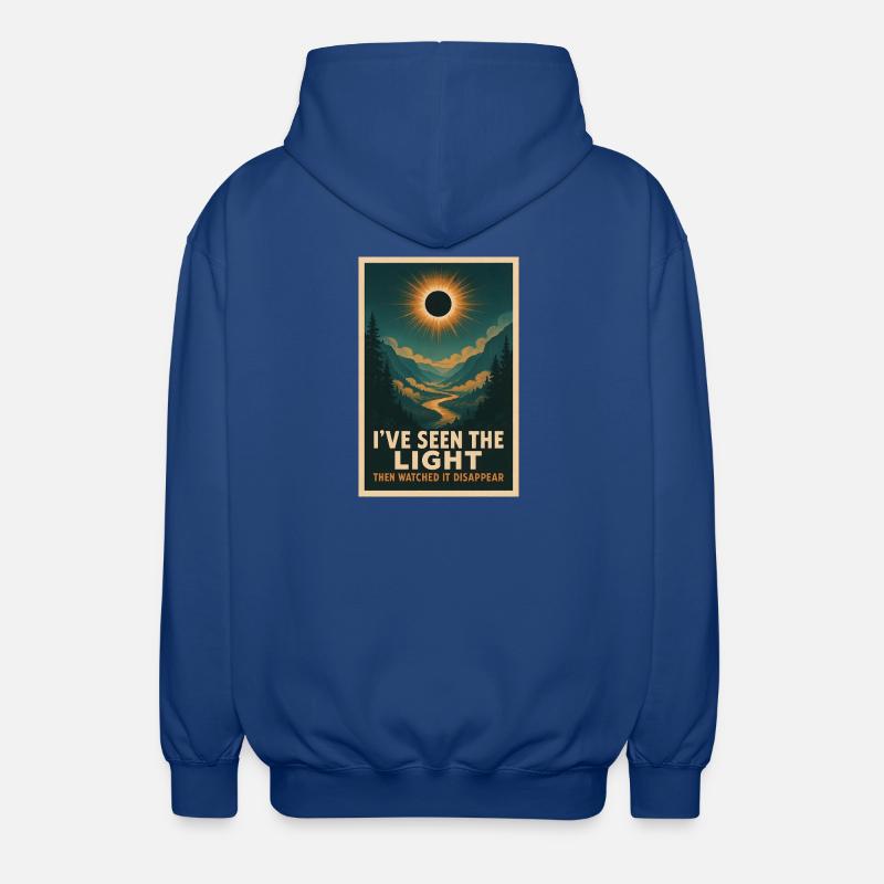 Licht verschwindet | Eclipse - Unisex Kapuzenjacke - Royalblau
