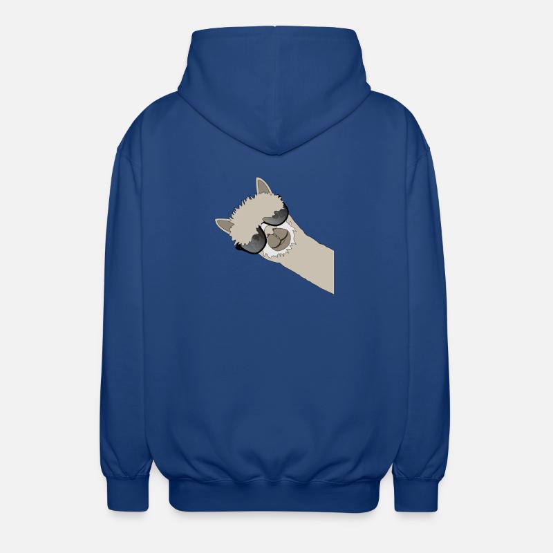 Alpaka - Unisex Kapuzenjacke - Royalblau