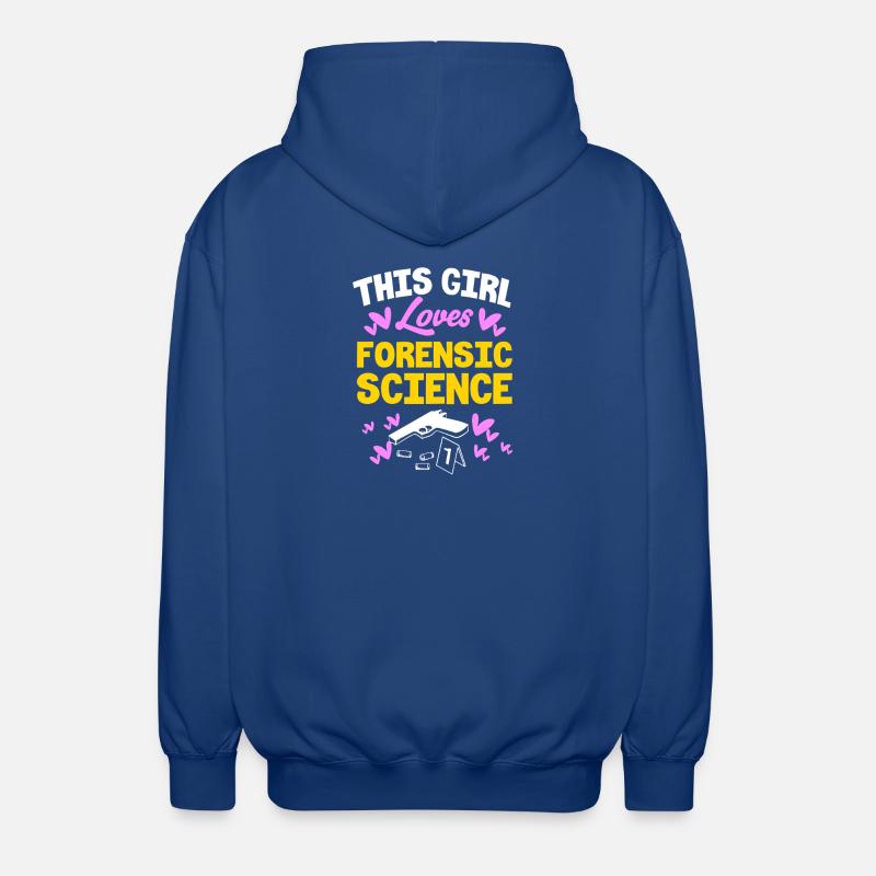 Forensik Forensiker Spurensicherung - Unisex Kapuzenjacke - Royalblau