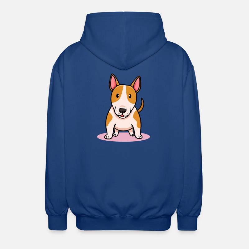 Bullterrier(Comic) - Unisex Kapuzenjacke - Royalblau