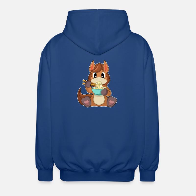 Cuisinière de chevaux Ramen - Veste à capuche unisexe - bleu royal