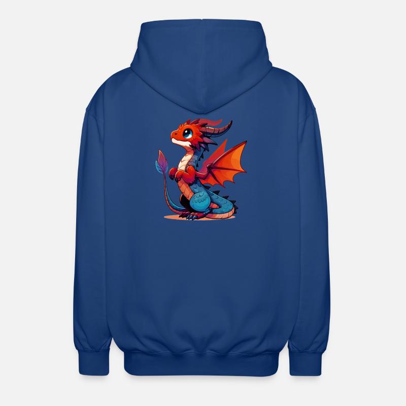 Drache - Unisex Kapuzenjacke - Royalblau