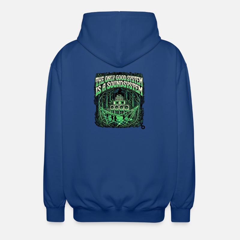 Le seul bon système - Veste à capuche unisexe - bleu royal