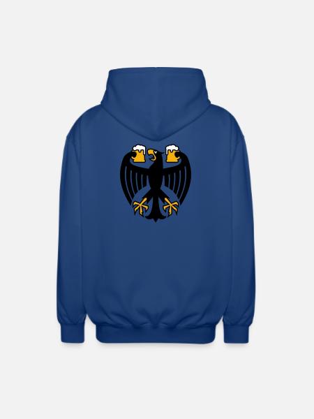 Germany Beer Federal Eagle - Unisex Hooded Jacket - royal blue